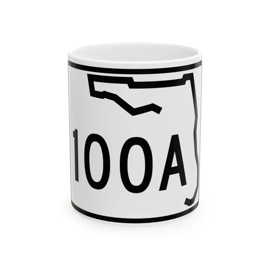 Florida 100A (Florida) (Road Sign) White Coffee Mug 11oz - Go Mug Yourself