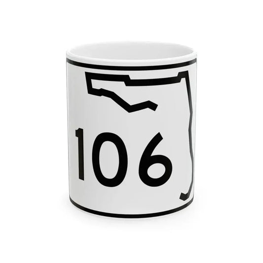 Florida 106 (Florida) (Road Sign) White Coffee Mug 11oz - Go Mug Yourself