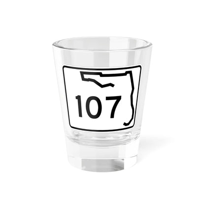 Florida 107 (Florida) (Road Sign) Shot Glass 1.5oz 1.5oz - Go Mug Yourself