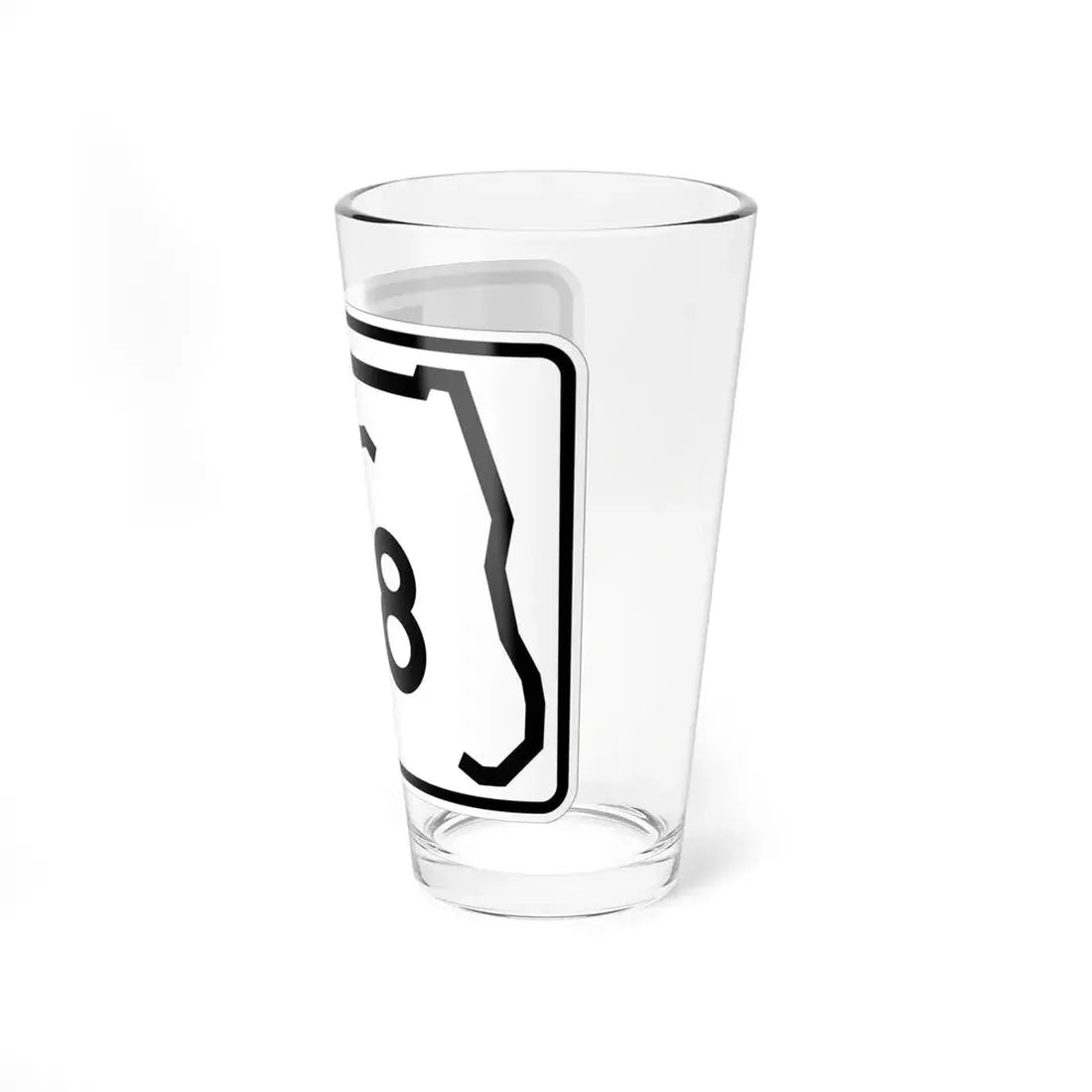 Florida 108 (Florida) (Road Sign) Pint Glss 16oz - Go Mug Yourself