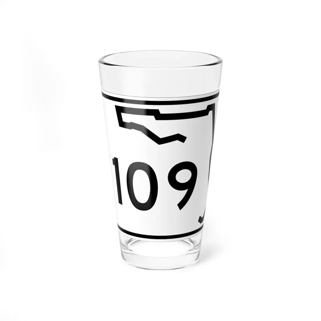 Florida 109 (Florida) (Road Sign) Pint Glss 16oz 16oz - Go Mug Yourself