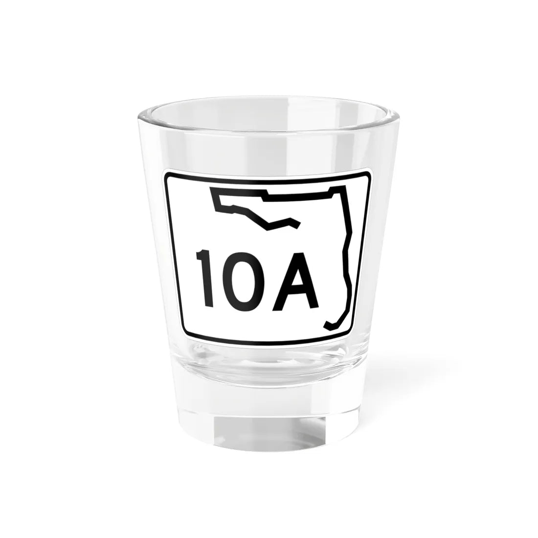 Florida 10A (Florida) (Road Sign) Shot Glass 1.5oz 1.5oz - Go Mug Yourself
