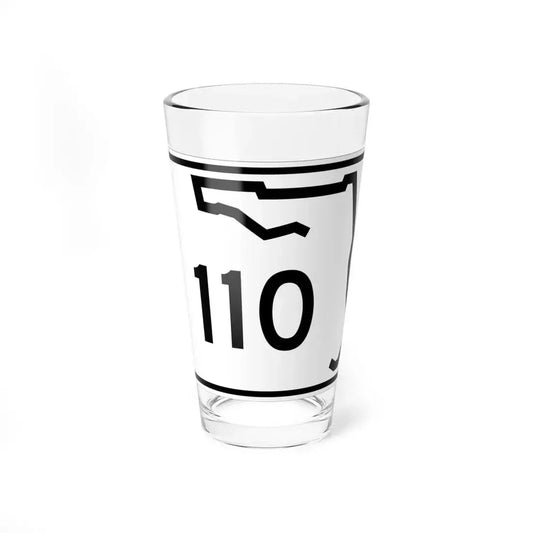 Florida 110 (Florida) (Road Sign) Pint Glass 16oz 16oz - Go Mug Yourself