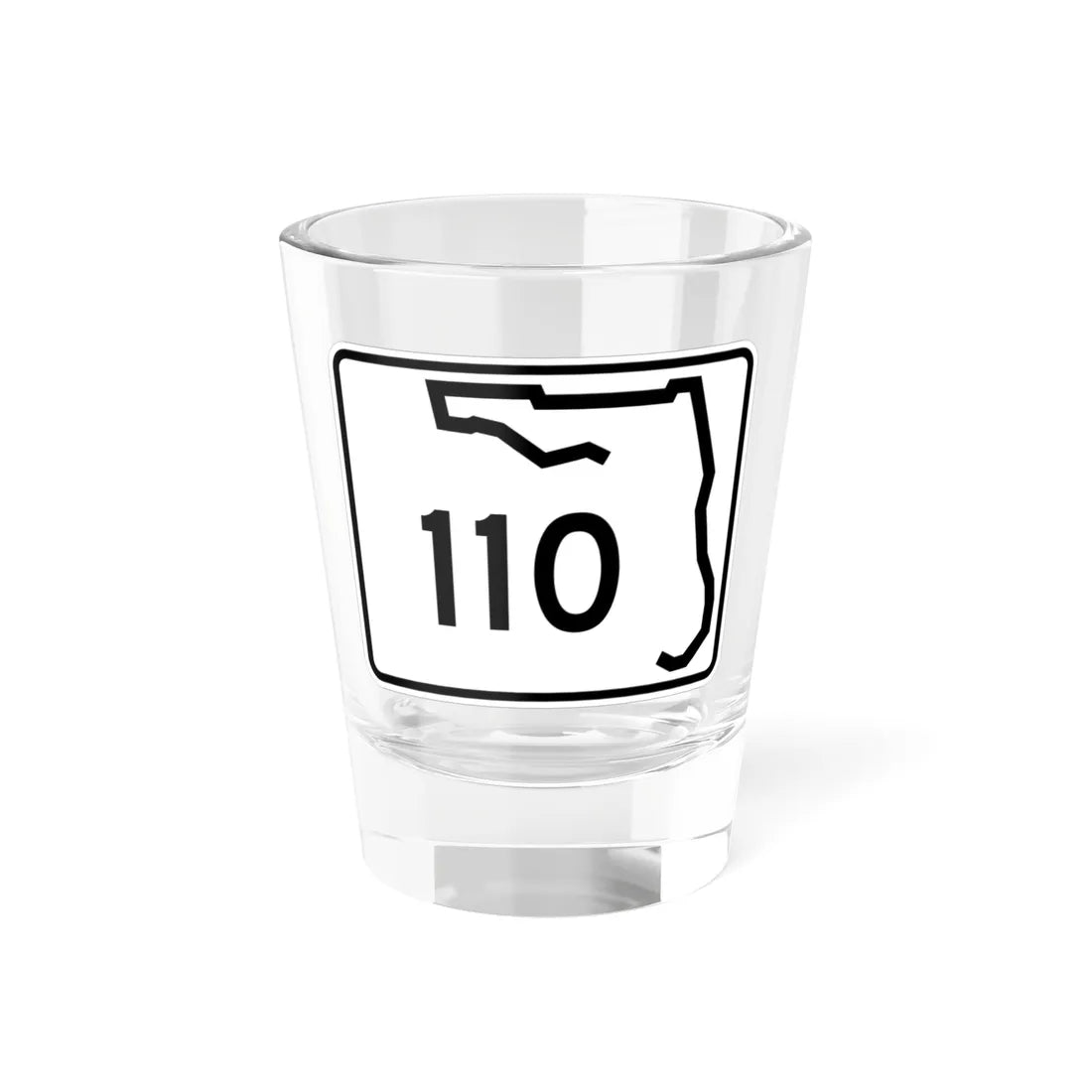 Florida 110 (Florida) (Road Sign) Shot Glass 1.5oz 1.5oz - Go Mug Yourself