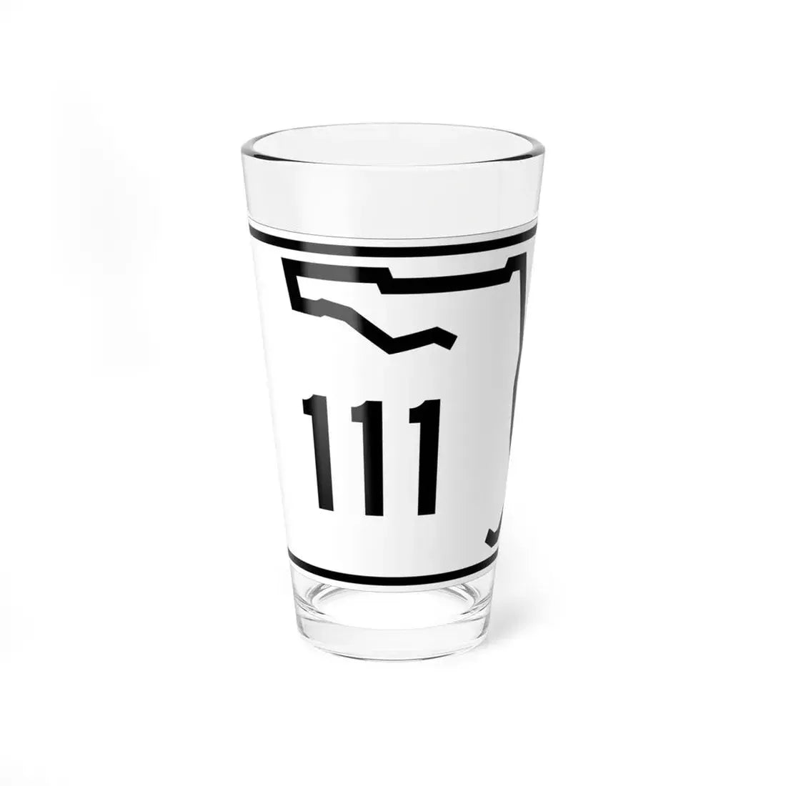 Florida 111 (Florida) (Road Sign) Pint Glss 16oz 16oz - Go Mug Yourself