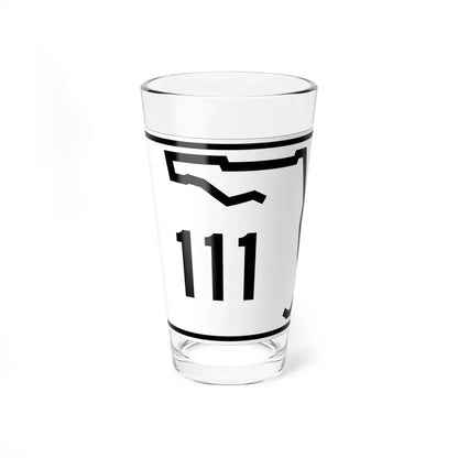 Florida 111 (Florida) (Road Sign) Pint Glss 16oz 16oz - Go Mug Yourself