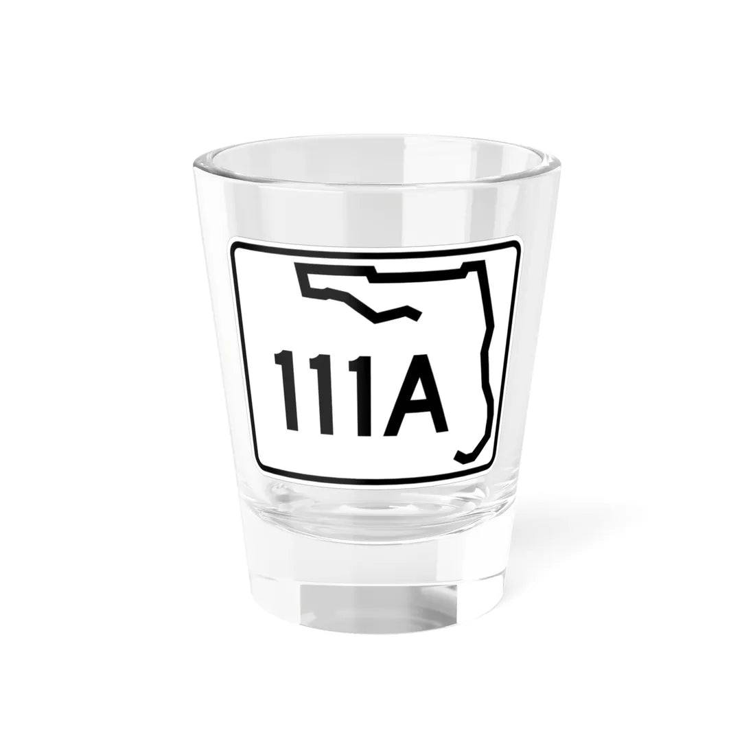 Florida 111A (Florida) (Road Sign) Shot Glass 1.5oz 1.5oz - Go Mug Yourself