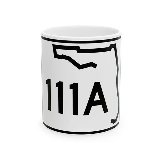 Florida 111A (Florida) (Road Sign) White Coffee Mug 11oz - Go Mug Yourself