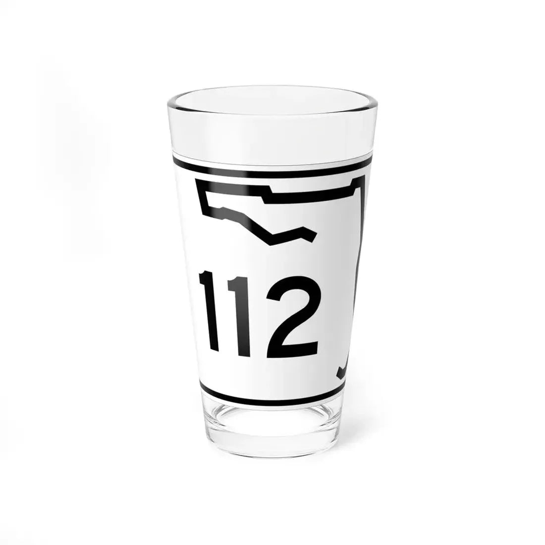 Florida 112 (Florida) (Road Sign) Pint Glss 16oz 16oz - Go Mug Yourself