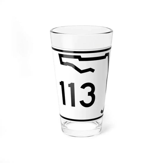 Florida 113 (Florida) (Road Sign) Pint Glass 16oz 16oz - Go Mug Yourself