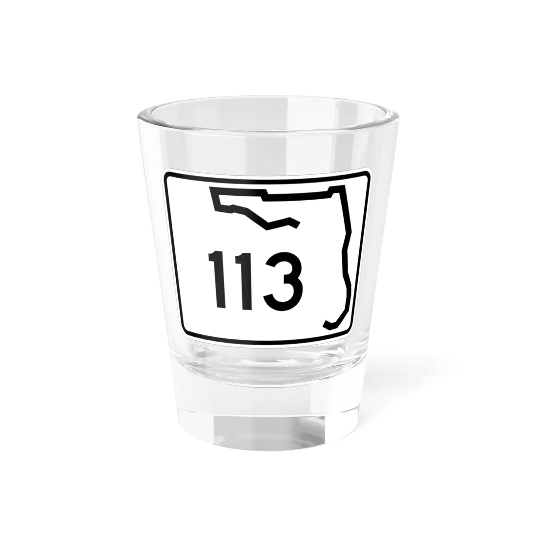 Florida 113 (Florida) (Road Sign) Shot Glass 1.5oz 1.5oz - Go Mug Yourself