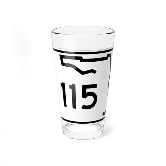 Florida 115 (Florida) (Road Sign) Pint Glass 16oz 16oz - Go Mug Yourself