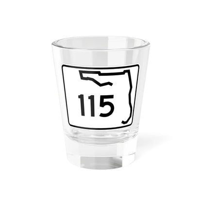 Florida 115 (Florida) (Road Sign) Shot Glass 1.5oz 1.5oz - Go Mug Yourself