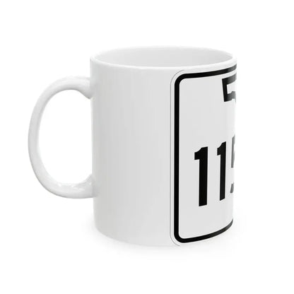 Florida 115A (Florida) (Road Sign) White Coffee Mug - Go Mug Yourself