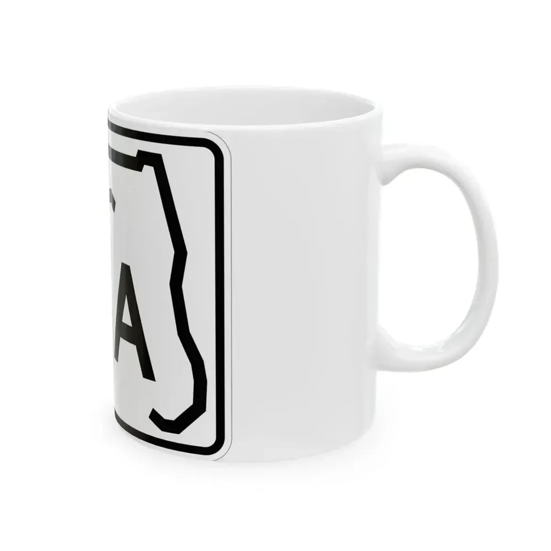 Florida 115A (Florida) (Road Sign) White Coffee Mug - Go Mug Yourself