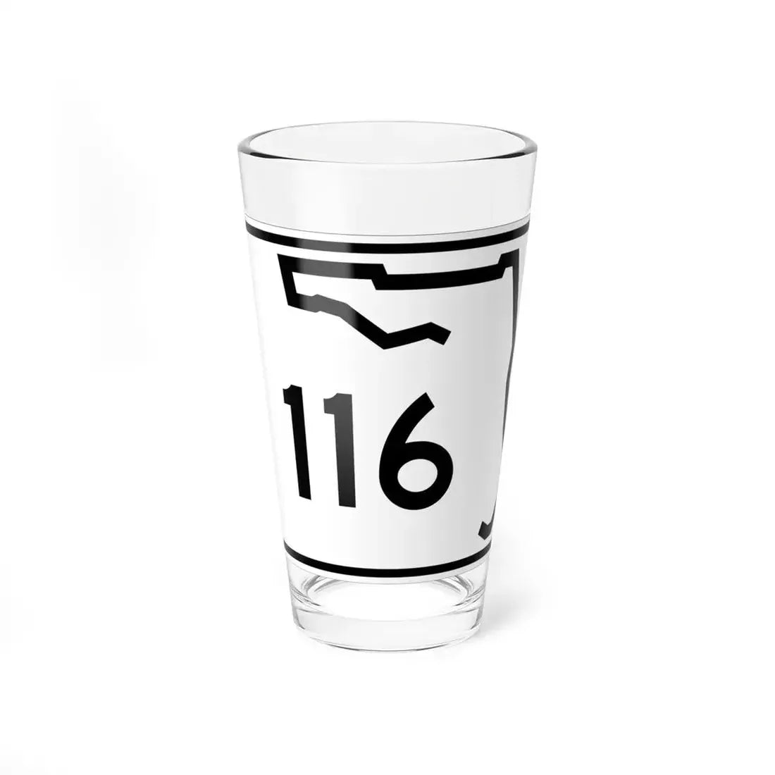 Florida 116 (Florida) (Road Sign) Pint Glss 16oz 16oz - Go Mug Yourself