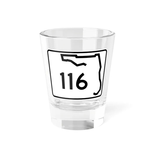 Florida 116 (Florida) (Road Sign) Shot Glass 1.5oz 1.5oz - Go Mug Yourself
