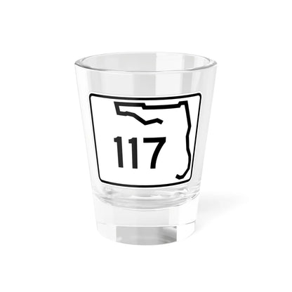 Florida 117 (Florida) (Road Sign) Shot Glass 1.5oz 1.5oz - Go Mug Yourself