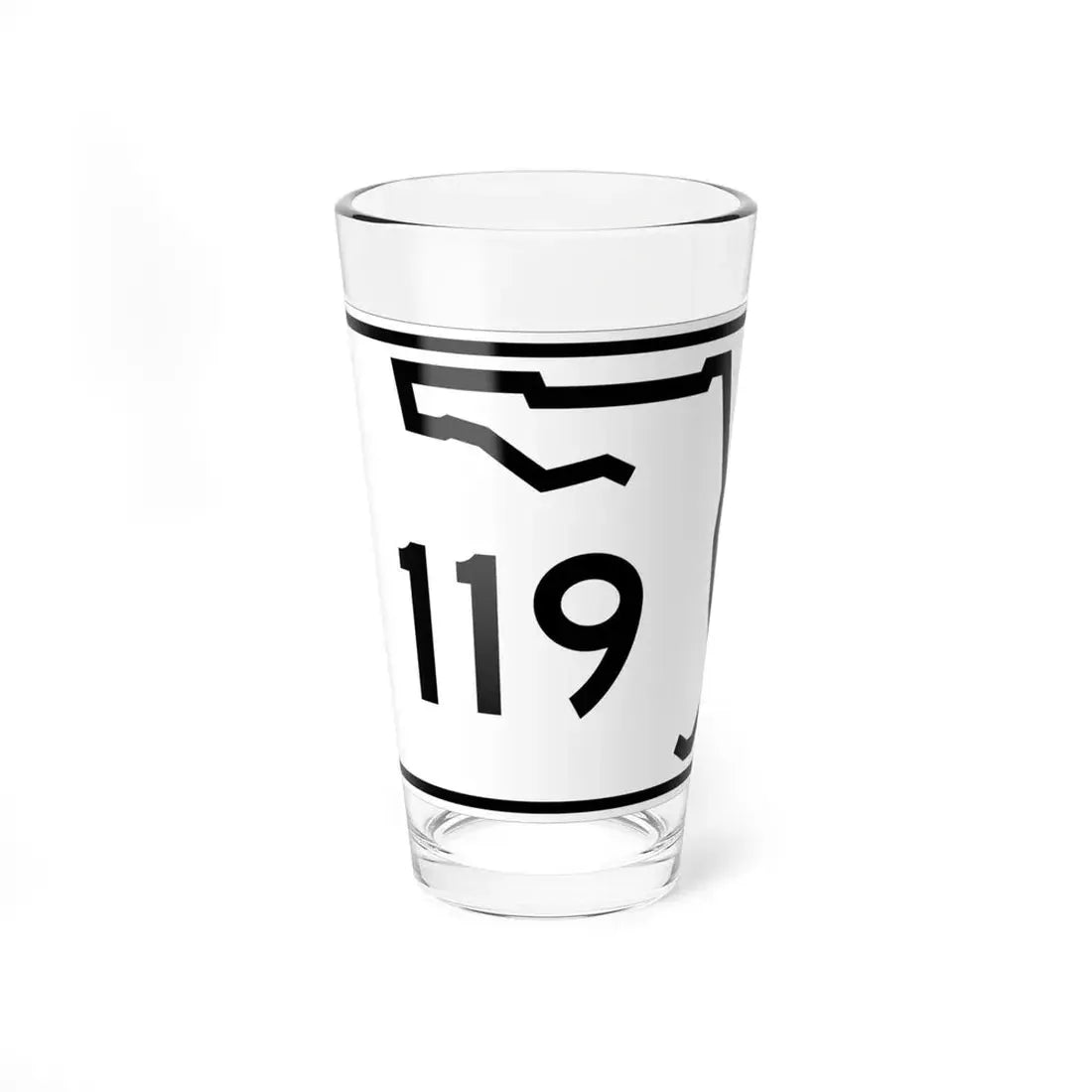 Florida 119 (Florida) (Road Sign) Pint Glss 16oz 16oz - Go Mug Yourself