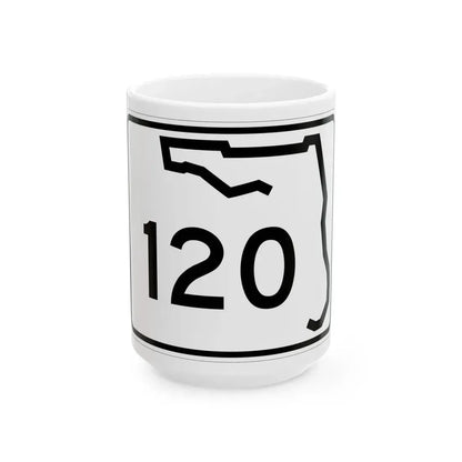 Florida 120 (Florida) (Road Sign) White Coffee Mug 15oz - Go Mug Yourself