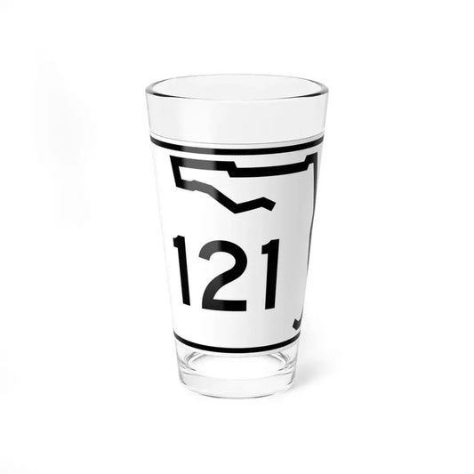 Florida 121 (Florida) (Road Sign) Pint Glass 16oz 16oz - Go Mug Yourself