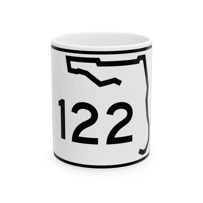 Florida 122 (Florida) (Road Sign) White Coffee Mug 11oz - Go Mug Yourself