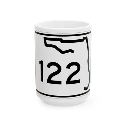 Florida 122 (Florida) (Road Sign) White Coffee Mug 15oz - Go Mug Yourself