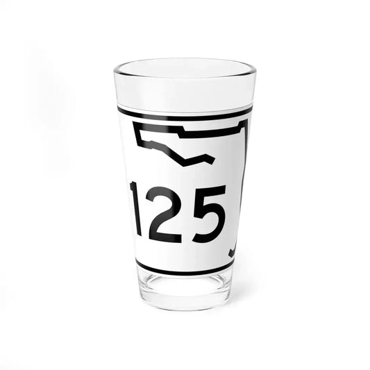 Florida 125 (Florida) (Road Sign) Pint Glass 16oz 16oz - Go Mug Yourself