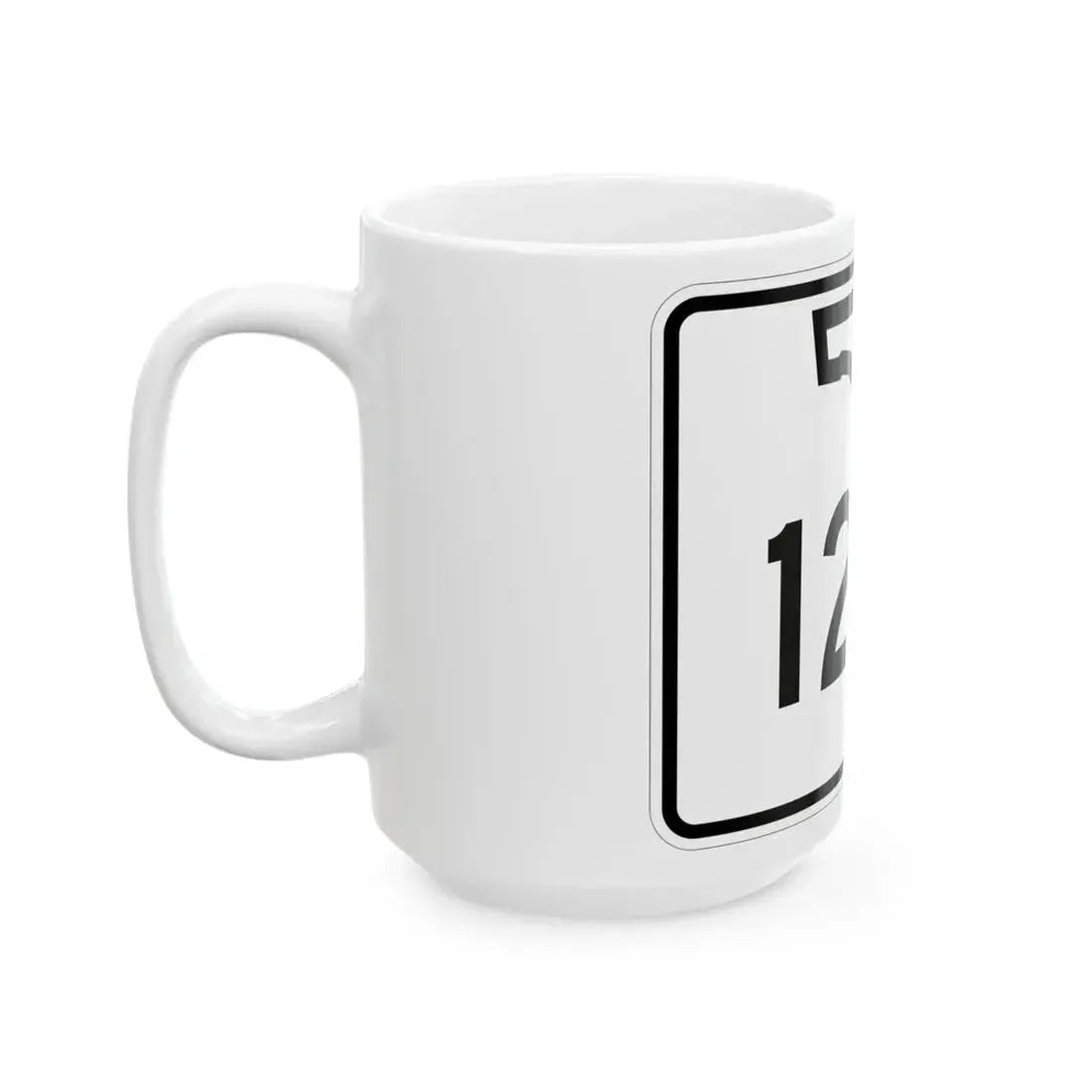 Florida 125 (Florida) (Road Sign) White Coffee Mug - Go Mug Yourself