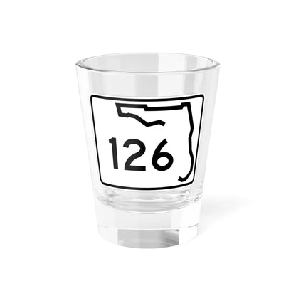 Florida 126 (Florida) (Road Sign) Shot Glass 1.5oz 1.5oz - Go Mug Yourself