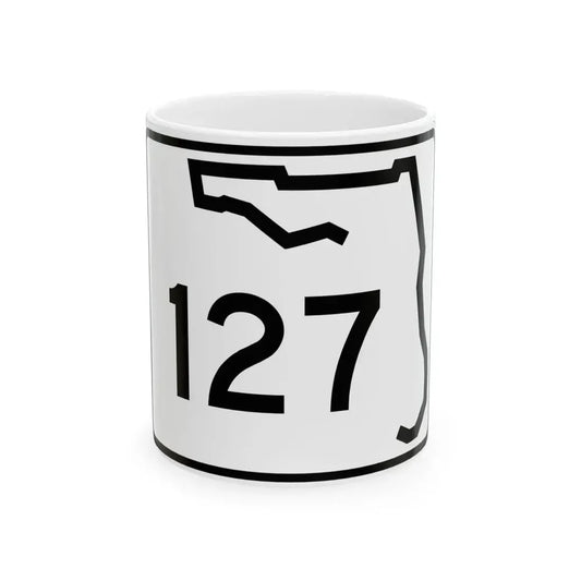 Florida 127 (Florida) (Road Sign) White Coffee Mug 11oz - Go Mug Yourself
