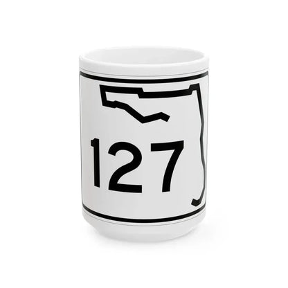 Florida 127 (Florida) (Road Sign) White Coffee Mug 15oz - Go Mug Yourself