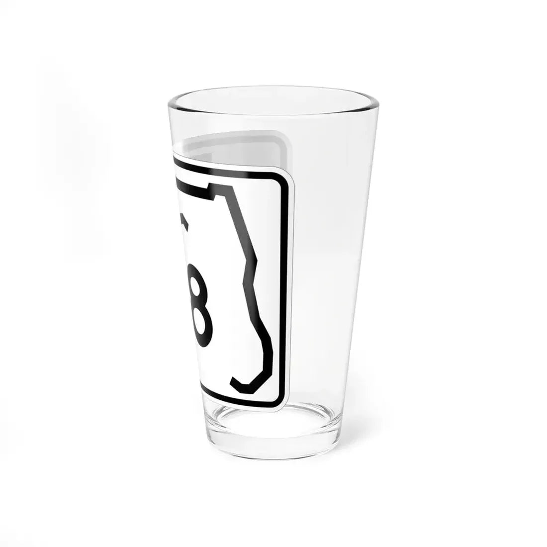 Florida 128 (Florida) (Road Sign) Pint Glss 16oz - Go Mug Yourself