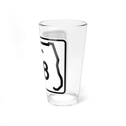 Florida 128 (Florida) (Road Sign) Pint Glss 16oz - Go Mug Yourself