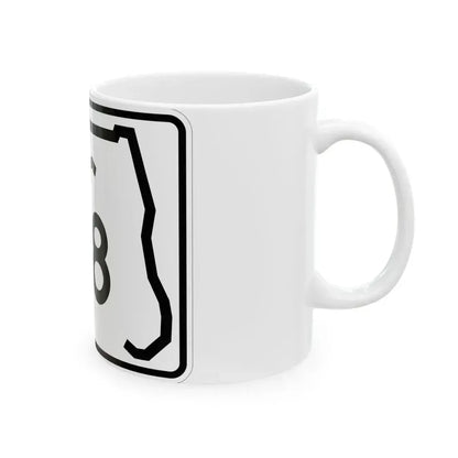 Florida 128 (Florida) (Road Sign) White Coffee Mug - Go Mug Yourself
