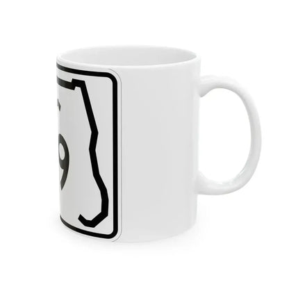 Florida 129 (Florida) (Road Sign) White Coffee Mug - Go Mug Yourself