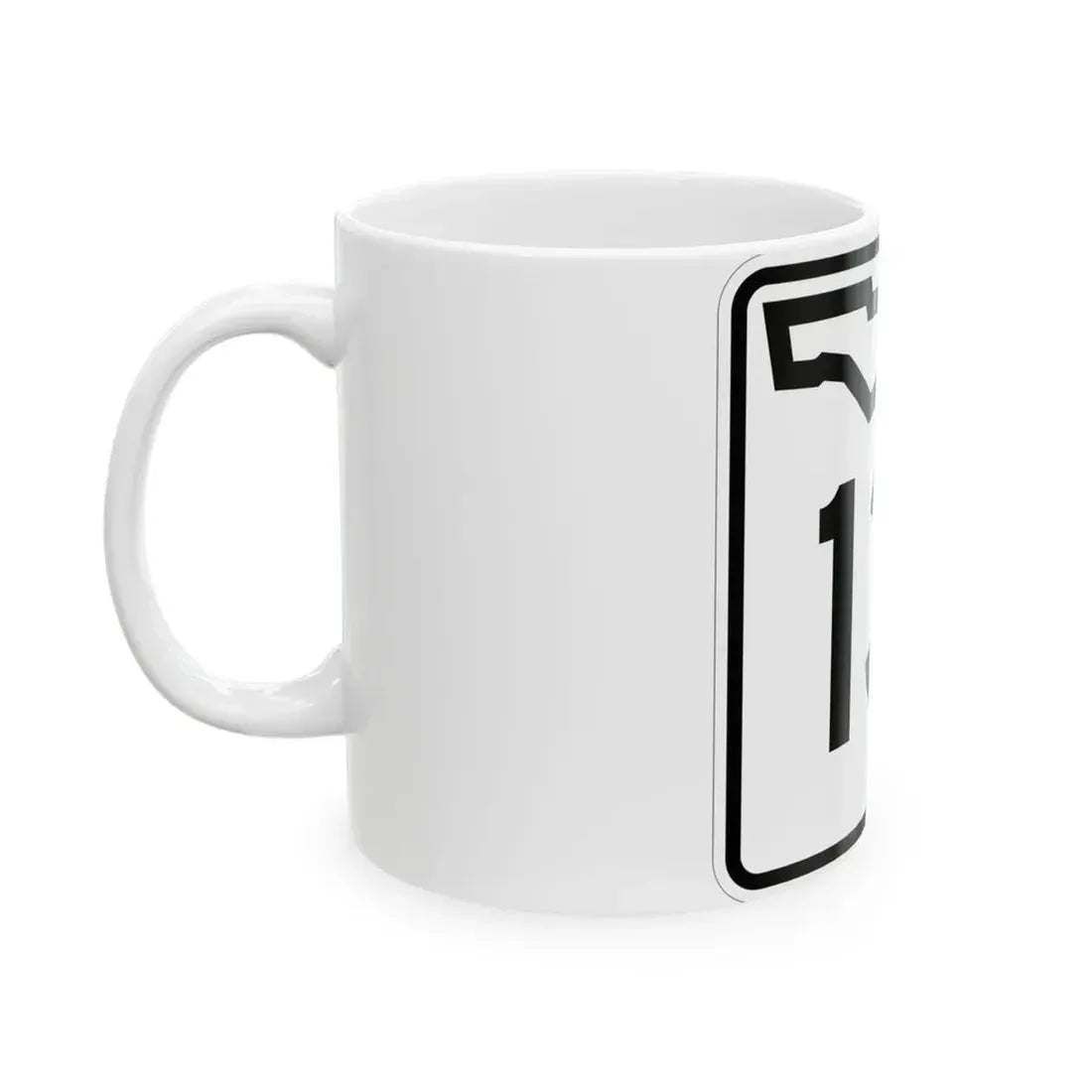 Florida 13 (Florida) (Road Sign) White Coffee Mug - Go Mug Yourself