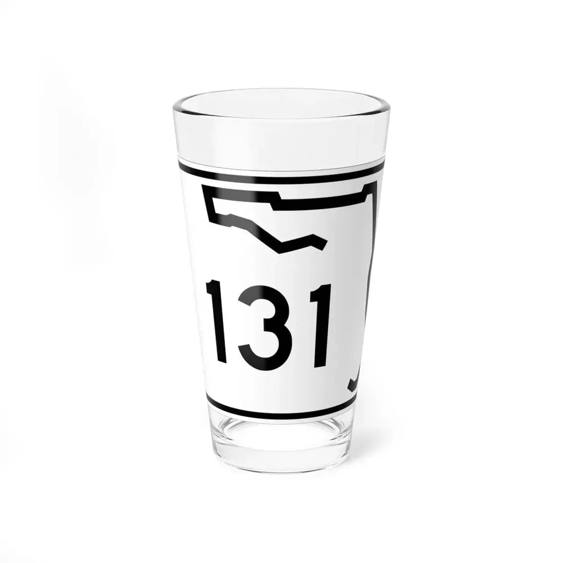 Florida 131 (Florida) (Road Sign) Pint Glss 16oz 16oz - Go Mug Yourself