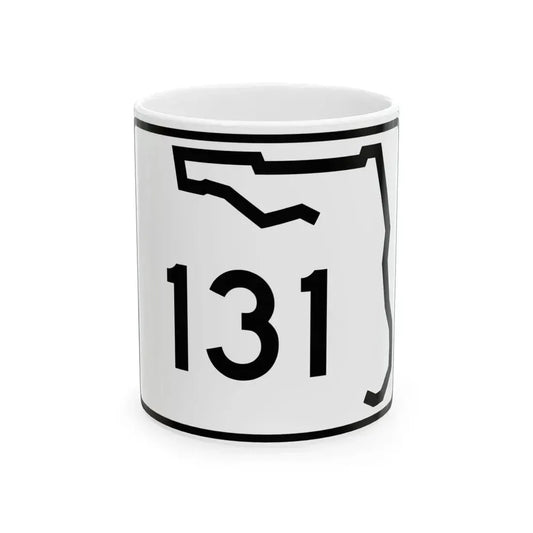Florida 131 (Florida) (Road Sign) White Coffee Mug 11oz - Go Mug Yourself