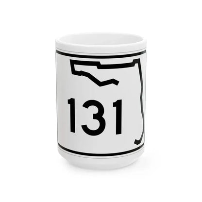 Florida 131 (Florida) (Road Sign) White Coffee Mug 15oz - Go Mug Yourself