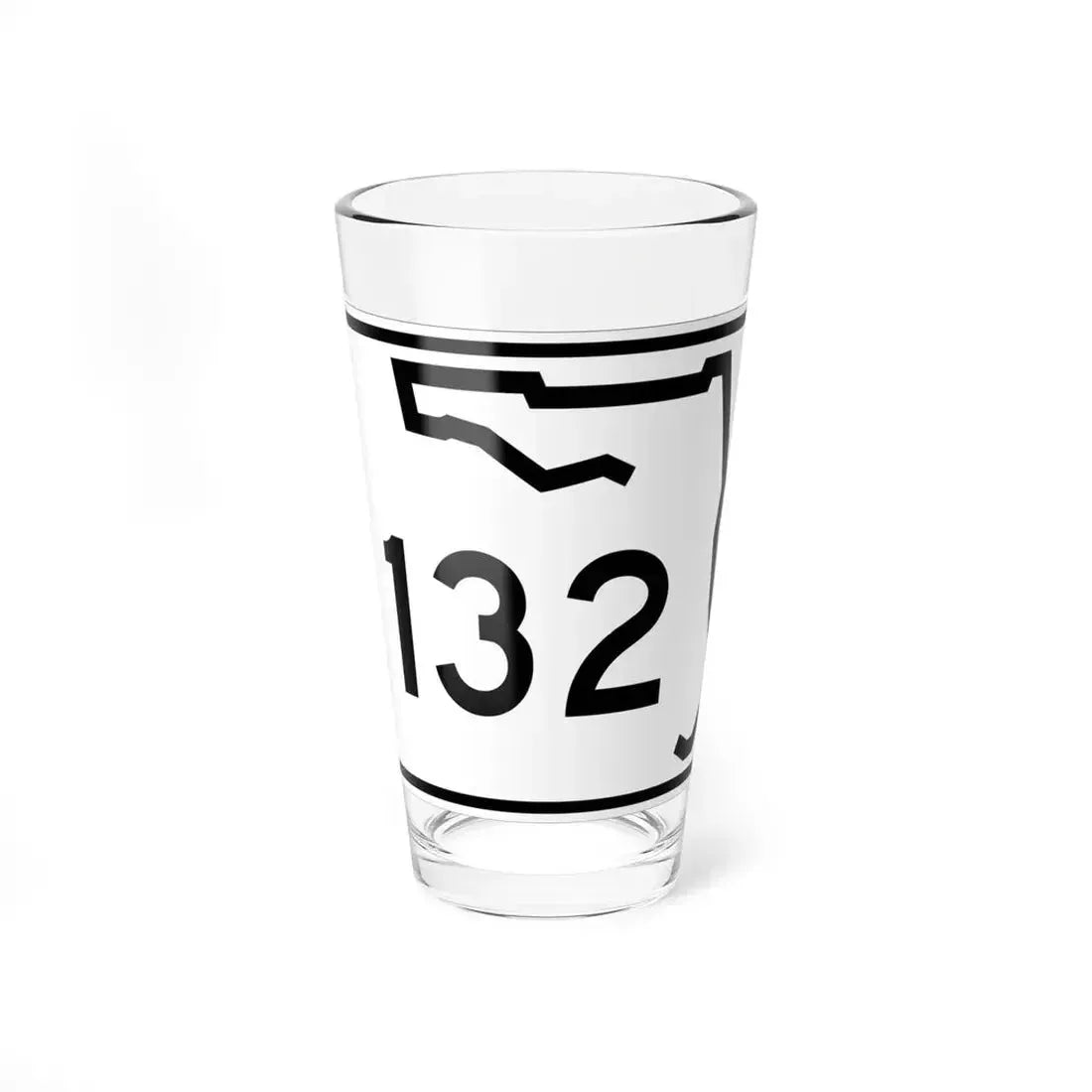 Florida 132 (Florida) (Road Sign) Pint Glass 16oz 16oz - Go Mug Yourself