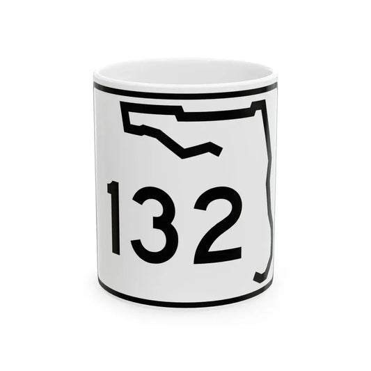 Florida 132 (Florida) (Road Sign) White Coffee Mug 11oz - Go Mug Yourself