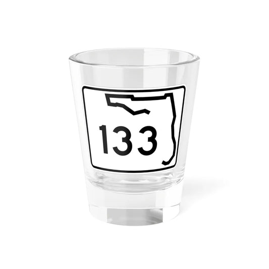 Florida 133 (Florida) (Road Sign) Shot Glass 1.5oz 1.5oz - Go Mug Yourself