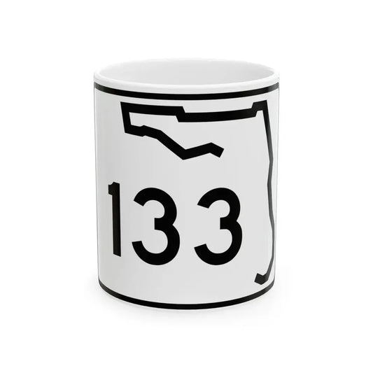 Florida 133 (Florida) (Road Sign) White Coffee Mug 11oz - Go Mug Yourself