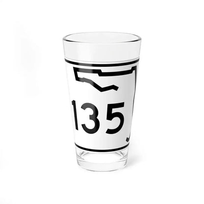 Florida 135 (Florida) (Road Sign) Pint Glss 16oz 16oz - Go Mug Yourself