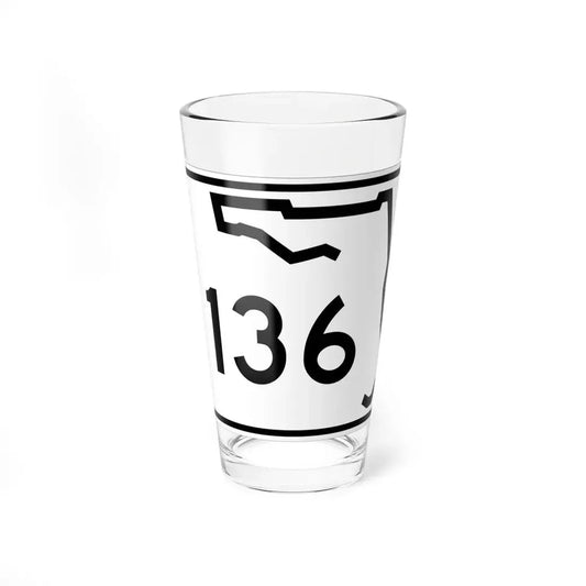 Florida 136 (Florida) (Road Sign) Pint Glss 16oz 16oz - Go Mug Yourself