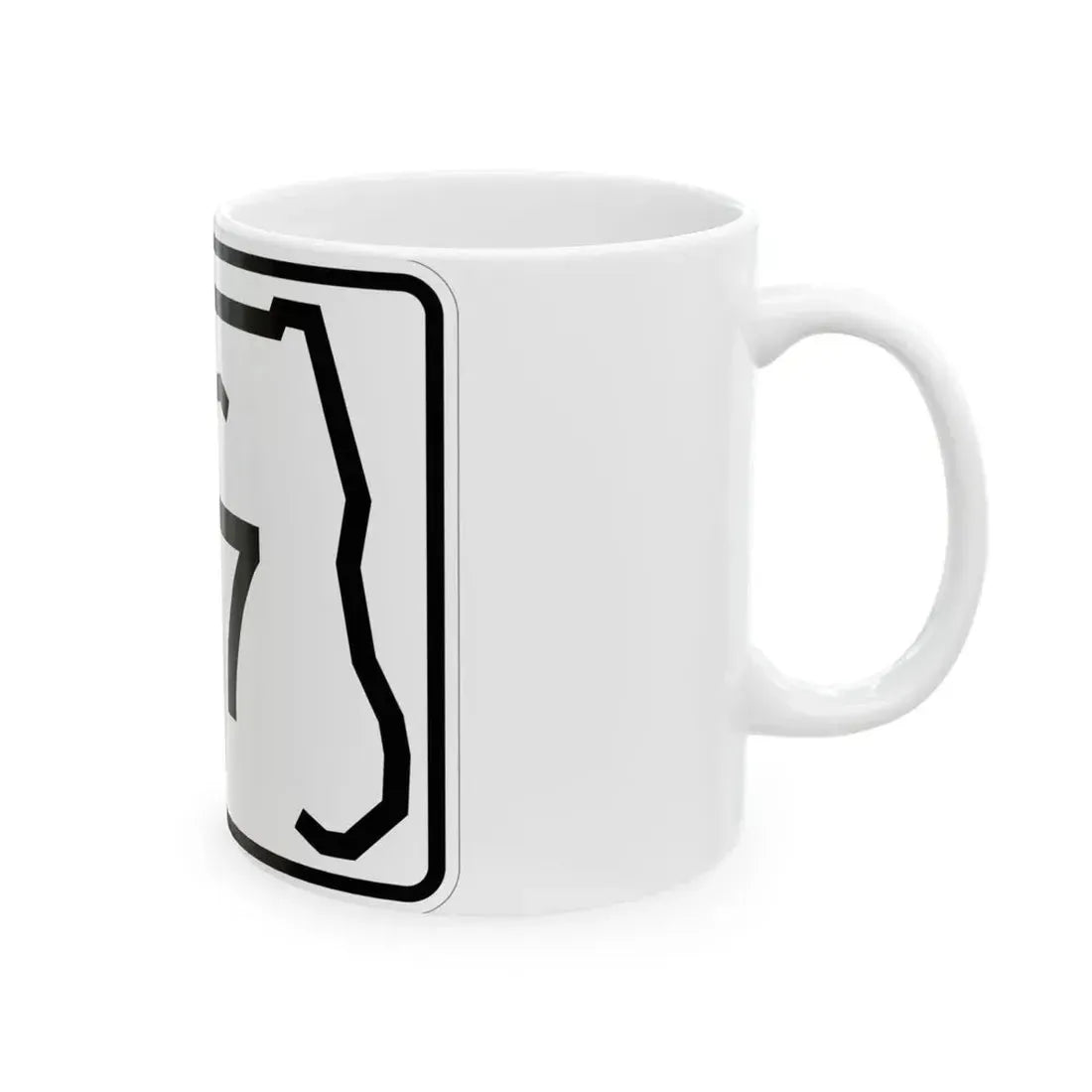 Florida 137 (Florida) (Road Sign) White Coffee Mug - Go Mug Yourself