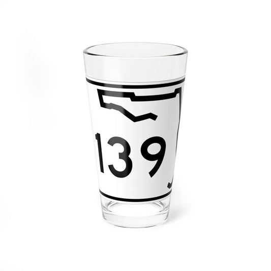 Florida 139 (Florida) (Road Sign) Pint Glass 16oz 16oz - Go Mug Yourself