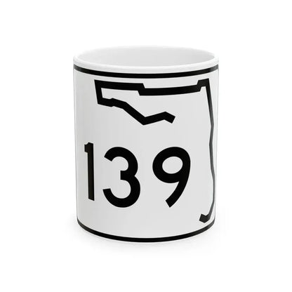 Florida 139 (Florida) (Road Sign) White Coffee Mug 11oz - Go Mug Yourself