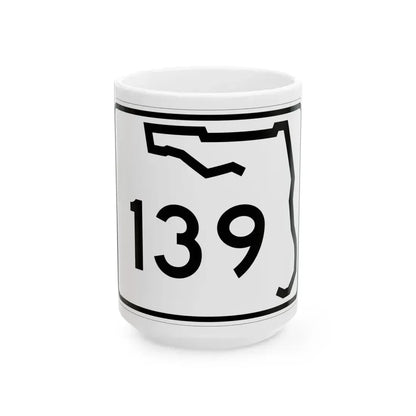 Florida 139 (Florida) (Road Sign) White Coffee Mug 15oz - Go Mug Yourself